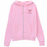 Strawberry Milk Cute Women's Casual Winter Long Sleeve Hoodies Sweatshirt Zipper Jacket Loose Style Pink & Lavendar